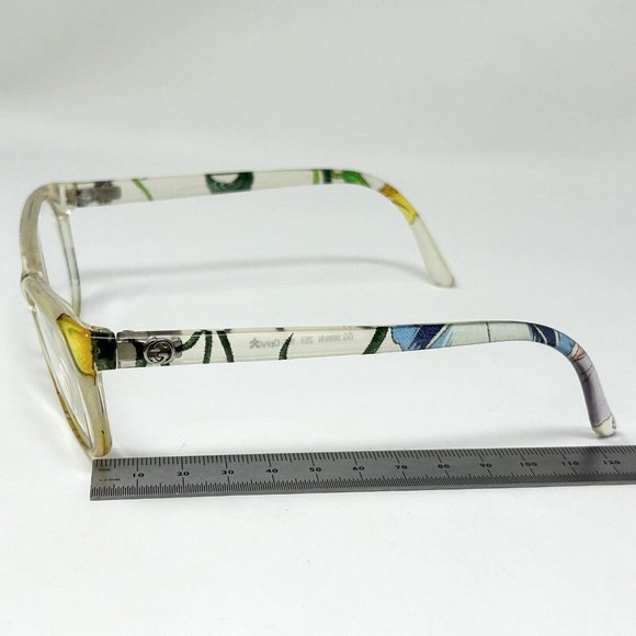 Gucci GG 3699/N ZE5 Clear Floral Eyeglasses Frames 54-15 140 Italy Designer - Picture 12 of 15